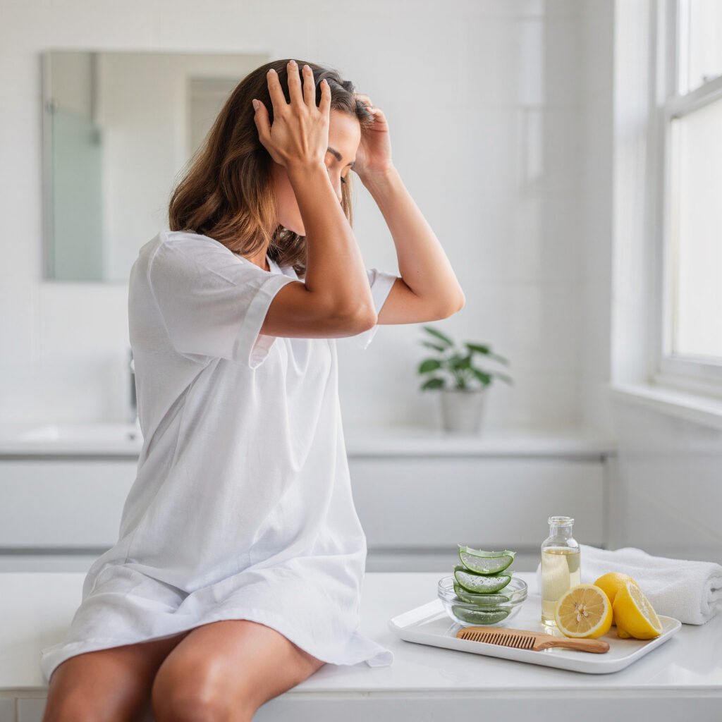 Oily scalp treatment at home